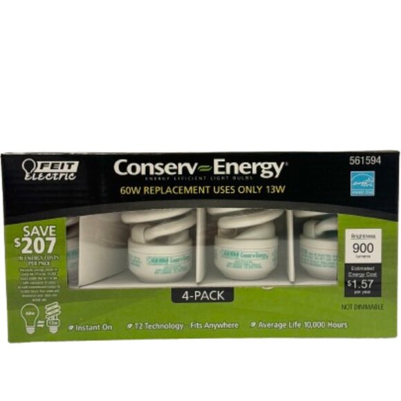 FEIT Electric Other - NWT Light Bulbs 4 Pack 60W